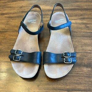Dansko strap ergo walking sandals.